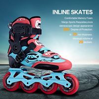 Patins à roulettes en ligne professionnels de marque OEM, 68 mm, 72 mm, 76 mm, 4 roues, pour adultes, extérieur, jaune bleu, SLALOM PRO 65KG