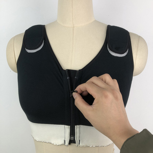 Fabricante de sujetadores de <span class=keywords><strong>mastectomía</strong></span>, prendas de compresión postquirúrgica asequibles y cómodas personalizadas, <span class=keywords><strong>sujetador</strong></span> con cierre frontal y cremallera <span class=keywords><strong>para</strong></span> ancianos - Product Image 1