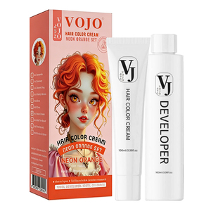 <span class=keywords><strong>VOJO</strong></span>, Venta al por Mayor, Éxito de Ventas en el Sudeste Asiático, Crema de Coloración Capilar Herbal, 100ml*2, Múltiples Tonos de Moda, Color Duradero para Salón - Product Image 2