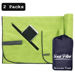 Kinsery poliestere 80*160cm telo <span class=keywords><strong>mare</strong></span> con borsa impermeabile e panno Cleam 39*39cm - Product Image 1