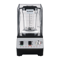 Blender diam 1800W, peralatan dapur Blender komersial tugas berat Blender kecepatan tinggi Harga terbaik prosesor makanan