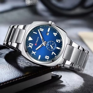 Orologio da uomo CURREN 8472 <span class=keywords><strong>con</strong></span> quadrante numerico, orologio di lusso originale alla moda <span class=keywords><strong>con</strong></span> calendario, data, acciaio inossidabile, impermeabile e luminoso. - Product Image 6