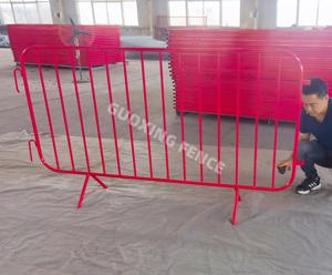Kolayca monte mobil güvenlik kalabalık kontrol bariyeri s galvanizli trafik kalabalık kontrol bariyeri - Product Image 4