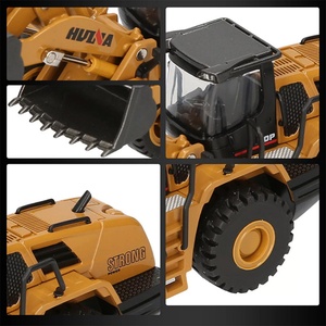 SJY-1714-2 Camión de Ingeniería a Escala 1:50, Modelo Fundido a Presión, Vehículo de Construcción, Máquina 1/50, Juguete de Bulldozer de Aleación Metálica Fundida a Presión - Product Image 4
