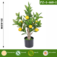 RUOPEI Arbre Citronnier Artificiel Faux Citronnier à Fruits Jaunes Sans Odeur Résistant aux UV Ignifuge Écologique pour Intérieur Maison Cuisine
