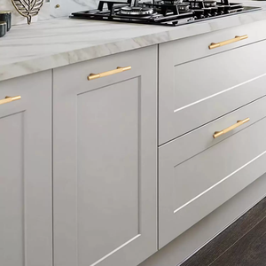 Light-luxury Gold Aluminum Alloy Wardrobe <strong>Door</strong> Handle Nordic Modern Minimalist Drawer Cabinet Wine Cabinet Round-bar Knurled - Product Image 5