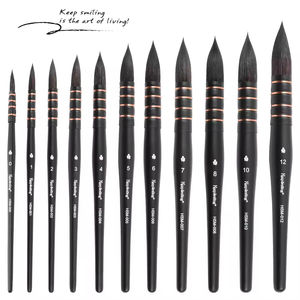 Juego de Pinceles de Madera para Niños, Estudiantes y Artistas, Pinceles para Dibujar y Pintar con Acuarelas y Óleo - Product Image 2