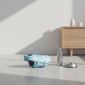 पालतू कुत्ते कार्टून जीवन जैकेट गर्मियों छोटे मध्यम आकार के टेडी प्ले पानी के कपड़े मजबूत बुओएंसी त्वरित सुखाने वाले सामान - Product Image 6