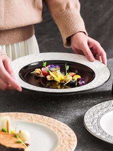 CHAODA Goldrim ensemble <span class=keywords><strong>de</strong></span> vaisselle en <span class=keywords><strong>porcelaine</strong></span> motif rond plaque <span class=keywords><strong>de</strong></span> Charge pour la décoration <span class=keywords><strong>de</strong></span> <span class=keywords><strong>Table</strong></span> cadeau donnant fait <span class=keywords><strong>de</strong></span> la céramique <span class=keywords><strong>de</strong></span> haute qualité - Product Image 5