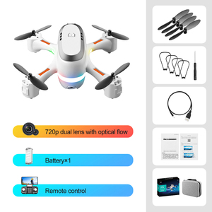 Vente en gros Nouveau 2021 <span class=keywords><strong>LSRC</strong></span> Rainbow <span class=keywords><strong>Mini</strong></span> <span class=keywords><strong>Drone</strong></span> 480P 720P HD Double Caméra WIFI FPV Maintien d'altitude Retour à une touche <span class=keywords><strong>Drone</strong></span> Quadricoptère RC - Product Image 3