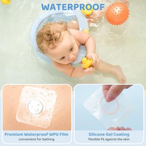 Parches de Algodón Transparentes de PU Impermeables para <span class=keywords><strong>Hernia</strong></span> <span class=keywords><strong>Umbilical</strong></span>, Parches para el <span class=keywords><strong>Ombligo</strong></span> del Bebé, Venta al Por Mayor de Fábrica - Product Image 2