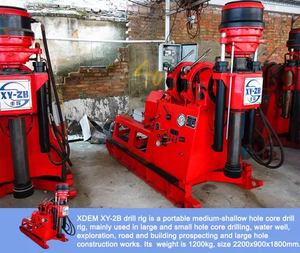 XDEM XY-2B Macchina di Perforazione per Acqua Wells 300-500m Nucleo di Perforazione Macchina di Acqua di Pozzo di Drilll Rig Prezzo Basso mucchio di Guida - Product Image 3