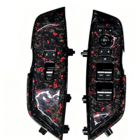 RPPF Boîte d'accoudoir centrale en fibre de carbone forgée personnalisée, porte-gobelet de console centrale, pièces intérieures automobiles pour Acura TLX 2021-2025