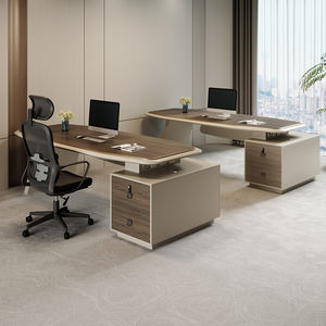 Escritorio Moderno de Lujo Elegante de Madera Estación de Trabajo Muebles de Oficina Diseño para Jefe Gran Escritorio Ejecutivo - Product Image 6