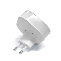 Veilleuse LED à brancher directement avec capteur de mouvement PIR, lumière blanche chaude 2700K, lampe de nuit carrée, boîtier ABS, personnalisation OEM