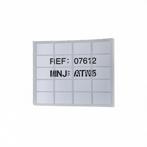 Etichette adesive Mnj, 12 fogli bianchi a griglia per etichettatura e imballaggio - Product Image 1