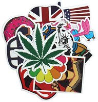 Autocollants personnalisés en vinyle découpé imprimé, étiquettes adhésives imperméables en PVC avec logo