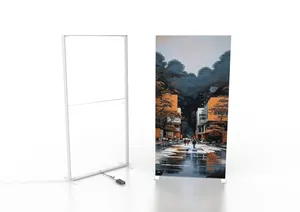 A-NEW Backdrop Backlit Advertising Display Seg Fabric Led Lighting Boxes For Advertising Promotional Seg Fabric Collapsible Li