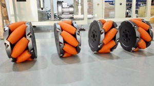 Roda Mecanum Industrial SS de 7 Polegadas Roda Mecanum de Alta Resistência Roda <span class=keywords><strong>Omni</strong></span> - Product Image 3