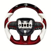 Volant en fibre de carbone RGB SRT pour Dodge Challenger Charger RT Durango SRT Scat Pack 392 Super Bee Jeep Trackhawk