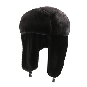 Gorros de Invierno Personalizados para Exteriores, Cálidos y Gruesos, para Nieve y Esquí, Estilo <span class=keywords><strong>Ruso</strong></span>, de Piel, para <span class=keywords><strong>Hombre</strong></span> y Mujer - Product Image 4