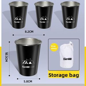 304 Stainless Steel Cup Outdoor <b>Camping</b> Mug Travel Portable Food Grade Direct Drink Beer Tumbler - Product Image 6