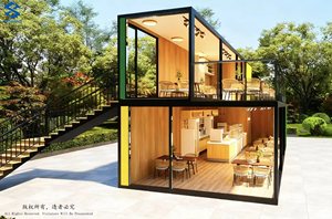 Caffetterie Prefabbricate in Container da 20 e 40 Piedi, Bar Mobili Pop-up, Case Container Mini per Caffè - Product Image 3