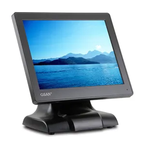 Monitor layar sentuh 4:3 15 inci, Monitor layar sentuh resitif POS