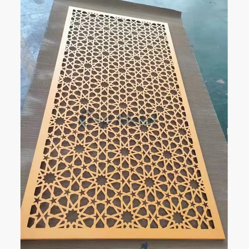 External Wall Facade Systems Decoration Material Laser Cut Metal Wall Mashrabiya Carved Panels