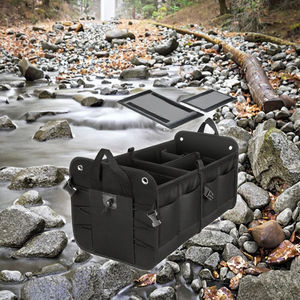 Caja de almacenamiento organizadora de maletero de coche de carga para camiones de material Oxford ecológico súper duradero con tablero divisorio - Product Image 2