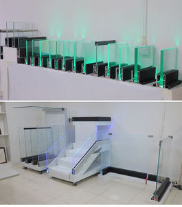 Base de rail en aluminium pour <span class=keywords><strong>balustrade</strong></span> de balcon en <span class=keywords><strong>verre</strong></span>, <span class=keywords><strong>balustrade</strong></span> en <span class=keywords><strong>verre</strong></span> sans cadre, main courante de <span class=keywords><strong>terrasse</strong></span>, rail en <span class=keywords><strong>verre</strong></span> à canal en U en aluminium - Product Image 4