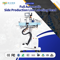 Machine d'étiquetage automatique électrique PLC pour films, feuilles, boîtes, ampoules, sacs et barils, facile à utiliser, avec composants de moteur à roulement
