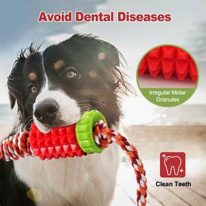 ของเล่นสุนัขรูปสับปะรดแบบใหม่ปี 2026 พร้อมเชือก TPR ปลอดสารพิษ ของเล่นเชือกขนาดใหญ่สำหรับสุนัข ของเล่นเคี้ยวสำหรับสุนัข - Product Image 3