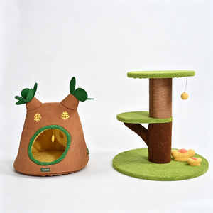 Torre para Gatos Desmontable 2 en 1 al por Mayor, Compra 1 y Obtén 2 Camas para Mascotas con Poste Rascador de Sisal Extra Grueso de 12.5cm - Product Image 6