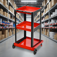 Chariot d'outils roulant pour réparation de tôles, armoire de rangement mobile pour outils de débosselage PDR, pour atelier de réparation de carrosserie et garage