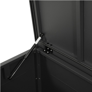 Boîte de rangement en métal pour <span class=keywords><strong>jardin</strong></span> extérieur, <span class=keywords><strong>coffre</strong></span> durable résistant aux intempéries pour coussins de patio, outils et équipements - Product Image 4