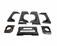 Kit carrosserie large pour Land Rover Defender 90 110, ailes avant et arrière, couvre-grille extérieur