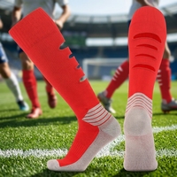 Chaussettes de football personnalisées de haute qualité avec trous pré-découpés, équipement inspiré des joueurs, chaussettes de compression pour une meilleure performance sportive