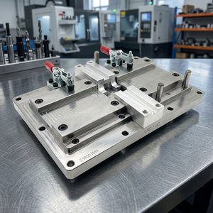 Jigs et dispositifs d'assemblage sur mesure pour usinage CNC avec électroérosion à fil et brochage pour ligne de production d'acier inoxydable - Product Image 3