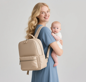 Nhà Sản Xuất Bán Buôn Thời Trang PU Nhỏ Gọn Bé Ba Lô Tã Túi Công Suất Lớn Du Lịch Thai Sản Bé Tã Thay Đổi Túi - Product Image 2