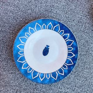 Nouveau produit 2 tasses en céramique style nordique bleu, ensembles de café de luxe, ensembles de salon, tasses à thé et soucoupes en porcelaine - Product Image 5