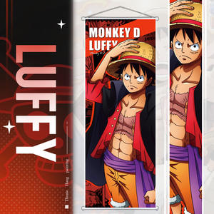 70*25cm 8 Designs Japon Anime Nami Peintures Luffy Ace Zoro Suspendu Tissu Affiche Mur Défilement Affiche - Product Image 2