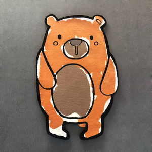 Alfombra personalizada negra de Anime 3D, alfombra para juegos de perros, logotipo personalizado, nuevo patrón, Alfombra de Animal bonito, alfombra para guardería, sala de estar, dormitorio - Product Image 3
