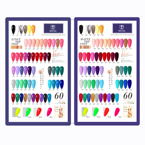 60 Colors Long Lasting UV <b>Gel</b> <b>Nail</b> Art Polish <b>Set</b> 5 1 <b>Nail</b> Color Liquid Designer Adhesive Base Sealing Layer Functional Adhesive - Product Image 2