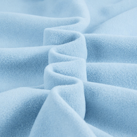 Tissu en microfibre polaire 220 GSM, double face brossée, anti-boulochage, 100 % polyester, pour doublure de manteau d'hiver