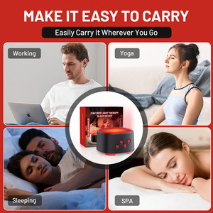 TBFIT Speaker teater rumah portabel, alat terapi nyaman pintar, suara tidur alami, mesin kebisingan putih, lampu portabel Mini - Product Image 2