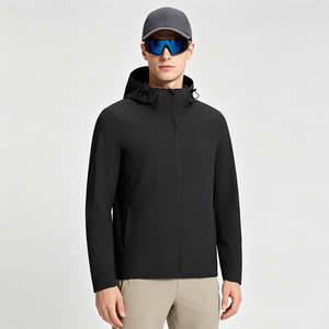 Veste imperméable coupe-vent à capuche pour homme, légère, séchage rapide, pliable, idéale pour la randonnée, les voyages et les trajets quotidiens - Product Image 5