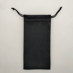 Custom Logo Eyeglass Soft Cloth Pouch Printed White Gray Black Soft Eyeglasses Bag Microfiber Sunglasses Pouch - Product Image 3