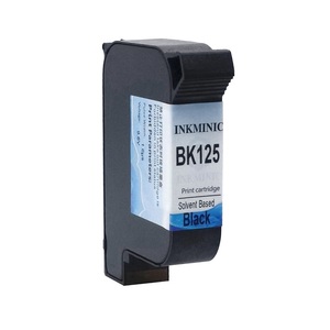 Cartucho de Tinta Negra Compatible BK125 a Base de Solvente con Chip para Impresoras Domino GX30i G230i G35i G20i Gx150i TIJ - Product Image 5