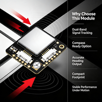 Capteur GNSS Micro RTK B1501NK 28x28mm, double fréquence, 200 canaux, module de positionnement intégré haute sensibilité